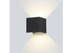 LED Wall Light Černá Body čtvercové 6W Neutrální bílá