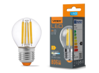 LED žárovka filament - E27 - 6W - G45 - teplá bílá