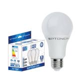LED Plastic Žárovka 3 Pieces Pack E27 A60 5 roky Záruka 15W Teplá bílá