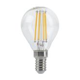LED Žárovka Filament G45 E14 Clear Glass Stmívatelná 4W Teplá bílá