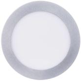 LED přisazené svítidlo PROFI, kruhové, stříbrné, 12,5W neutrální bílá