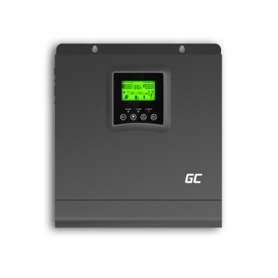 solární měnič napětí Off Grid Měnič se MPPT Green Cell solární nabíječkou 24VDC 230VAC 2000VA/2000W Pure Sine Wave