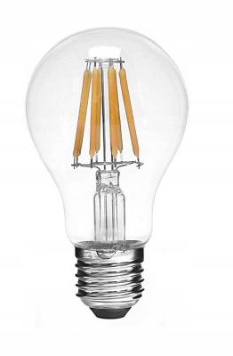 LED žárovka E27 FILAMENT dekorativní 8W studená bílá Edison