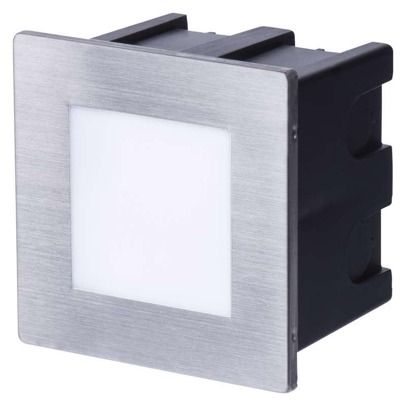 Emos LED orientační vestavné svítidlo AMAL 80×80 1,5W neutr. bílá,IP65 ZC0111 ZC0111