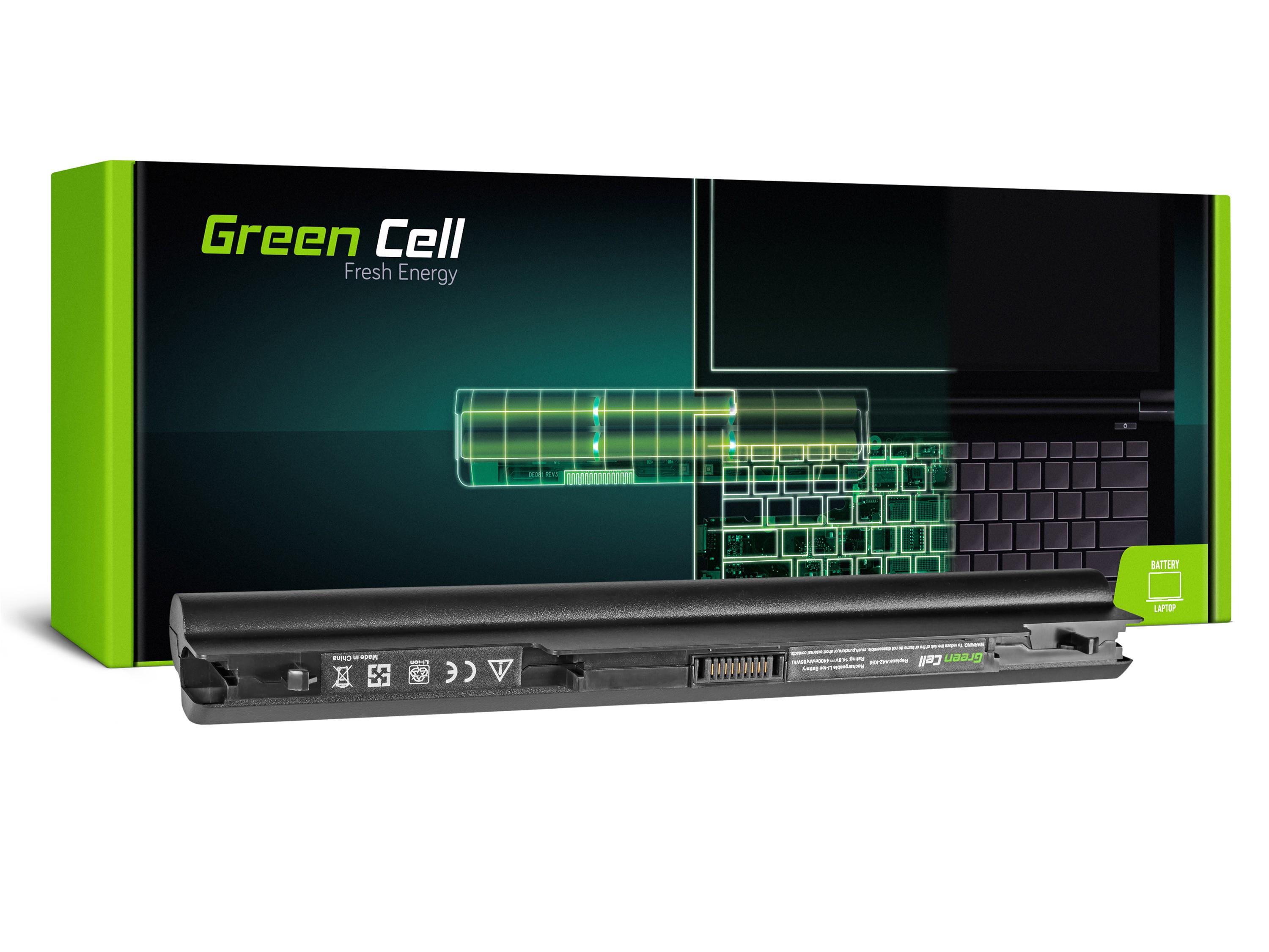 Green Cell ZELENÁ Cell Baterie A41-K56 A32-K56 A42-K56 pro Asus K56 K56C K56CA K56CB K56CM R505 S56 AS62