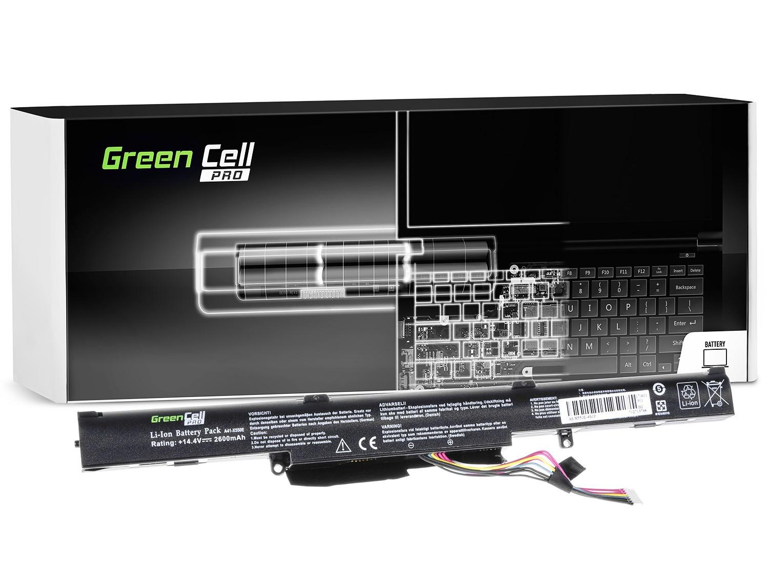 Green Cell Baterie PRO A41-X550E pro Asus A450 A550 F550 K550 R510 R510D R510DP X450 X550 X550D AS77PRO