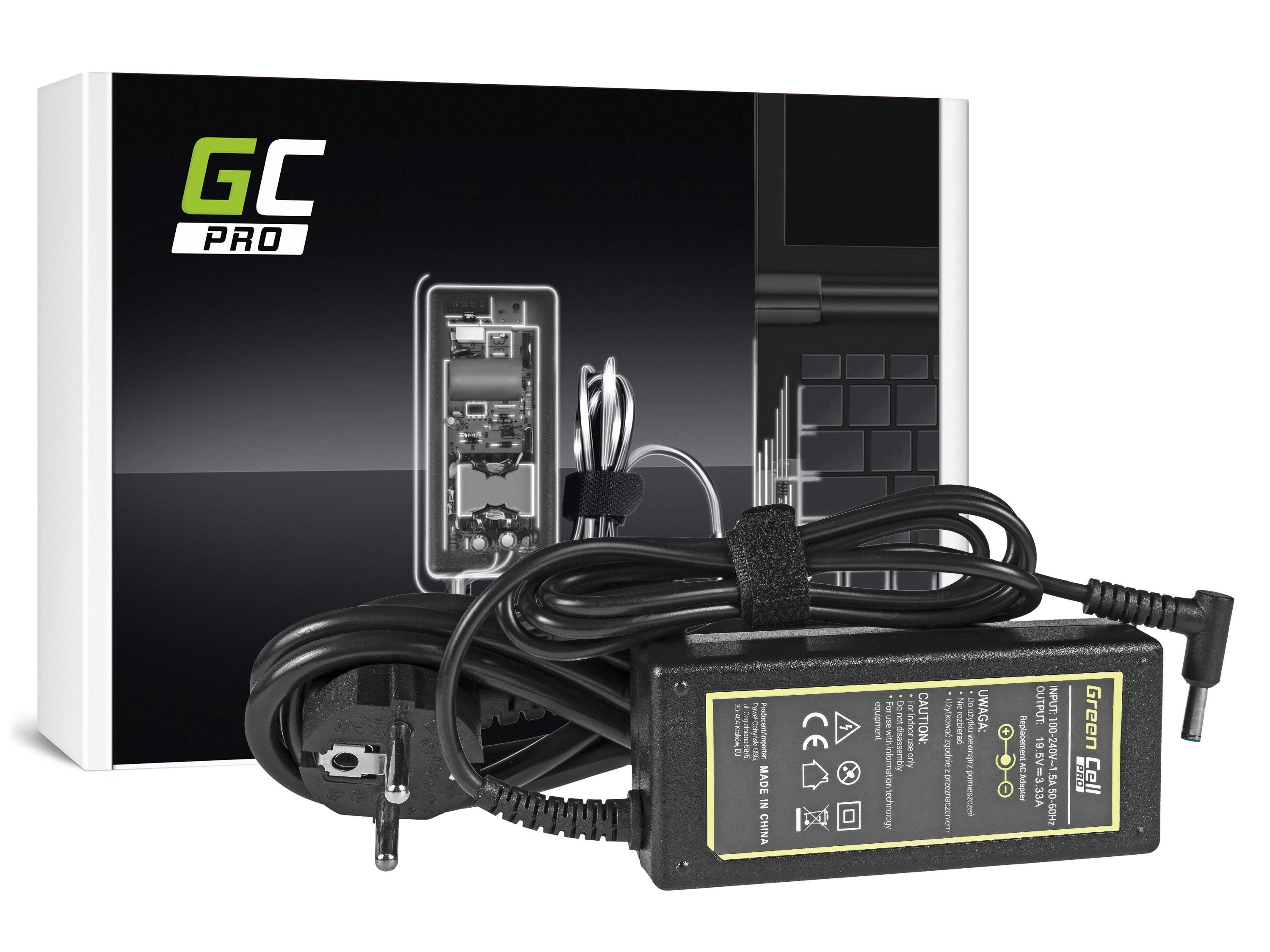 Green Cell PRO nabíječka / AC Adapter 19.5V 3.33A 65W pro HP 250 G2 G3 G4 G5 15-R 15-R100NW 15-R101NW 15-R104NW 15-R233NW AD49P