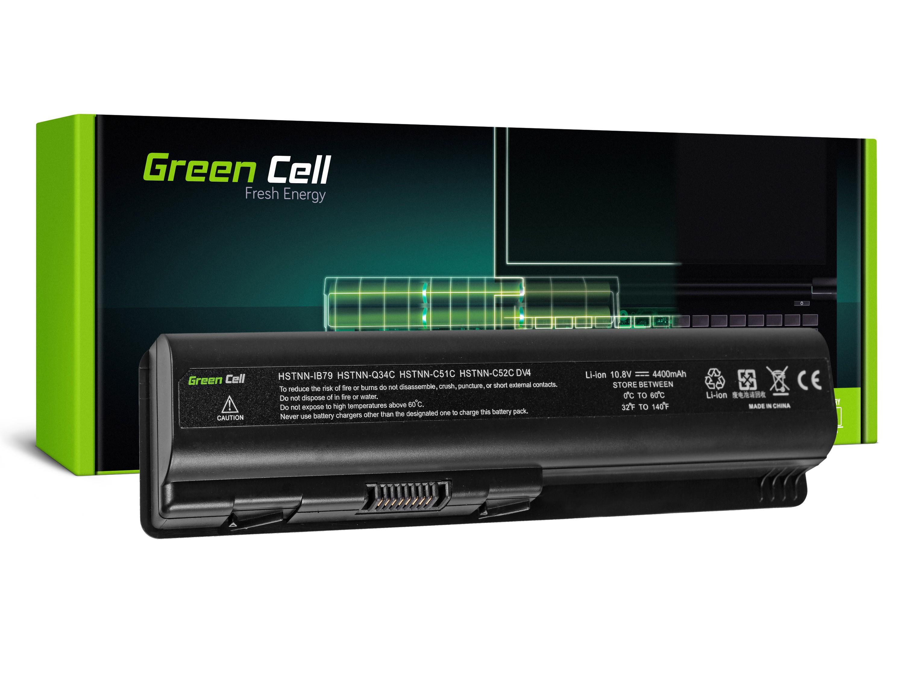 Green Cell ZELENÁ Cell Baterie HSTNN-LB72 pro HP Pavilion Compaq Presario DV4 DV5 DV6 CQ60 CQ70 G50 G70 HP01