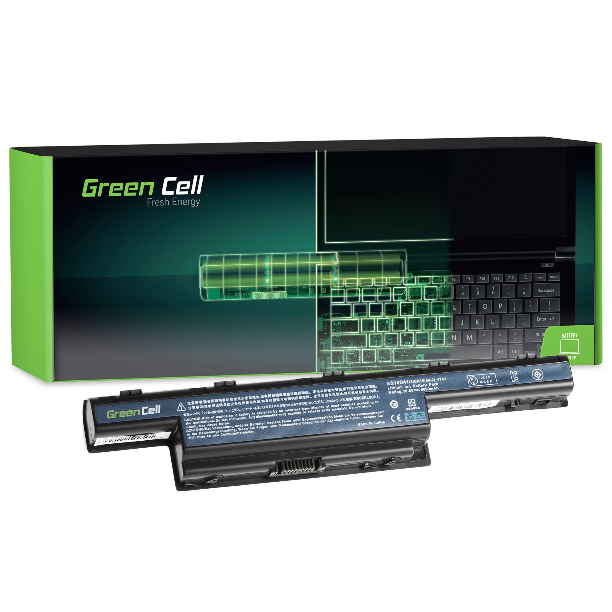 Green Cell ZELENÁ Cell Baterie AS10D31 AS10D41 AS10D51 AS10D71 pro Acer Aspire 5741 5741G 5742 5742G 5750 5750G E1-521 E1-531 E1-571 AC07