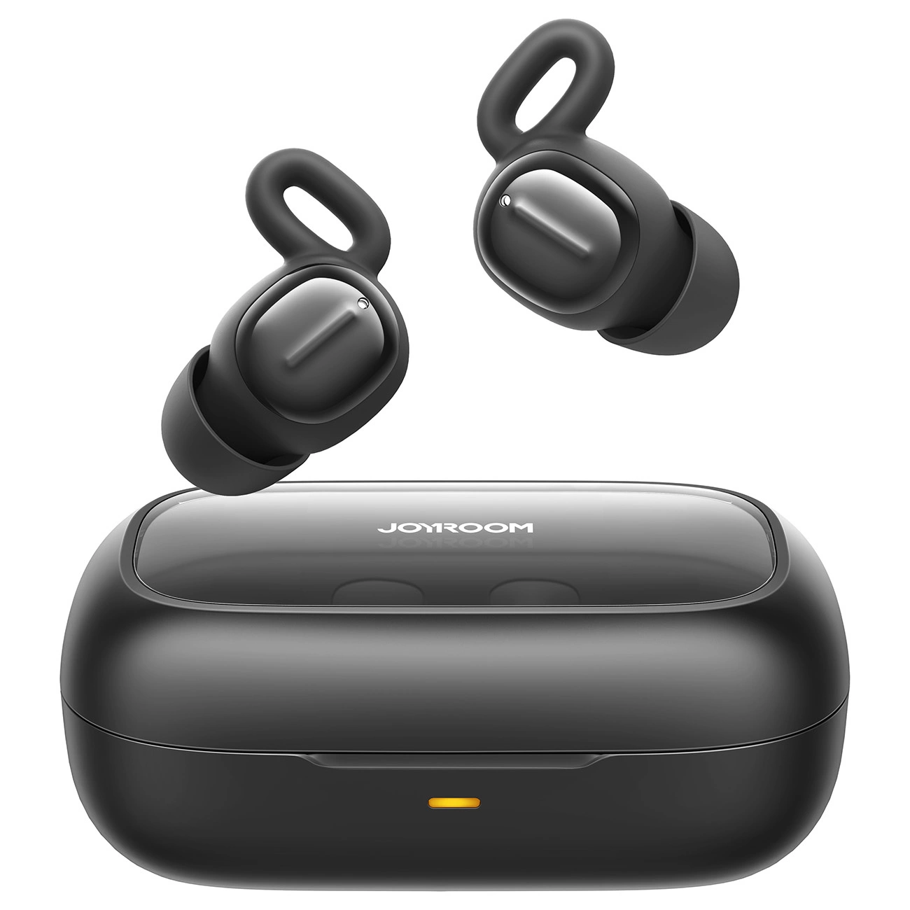 Bezdrátová sluchátka TWS Joyroom JR-TS1 Cozydots Series s Bluetooth 5.3 a potlačením šumu - černá