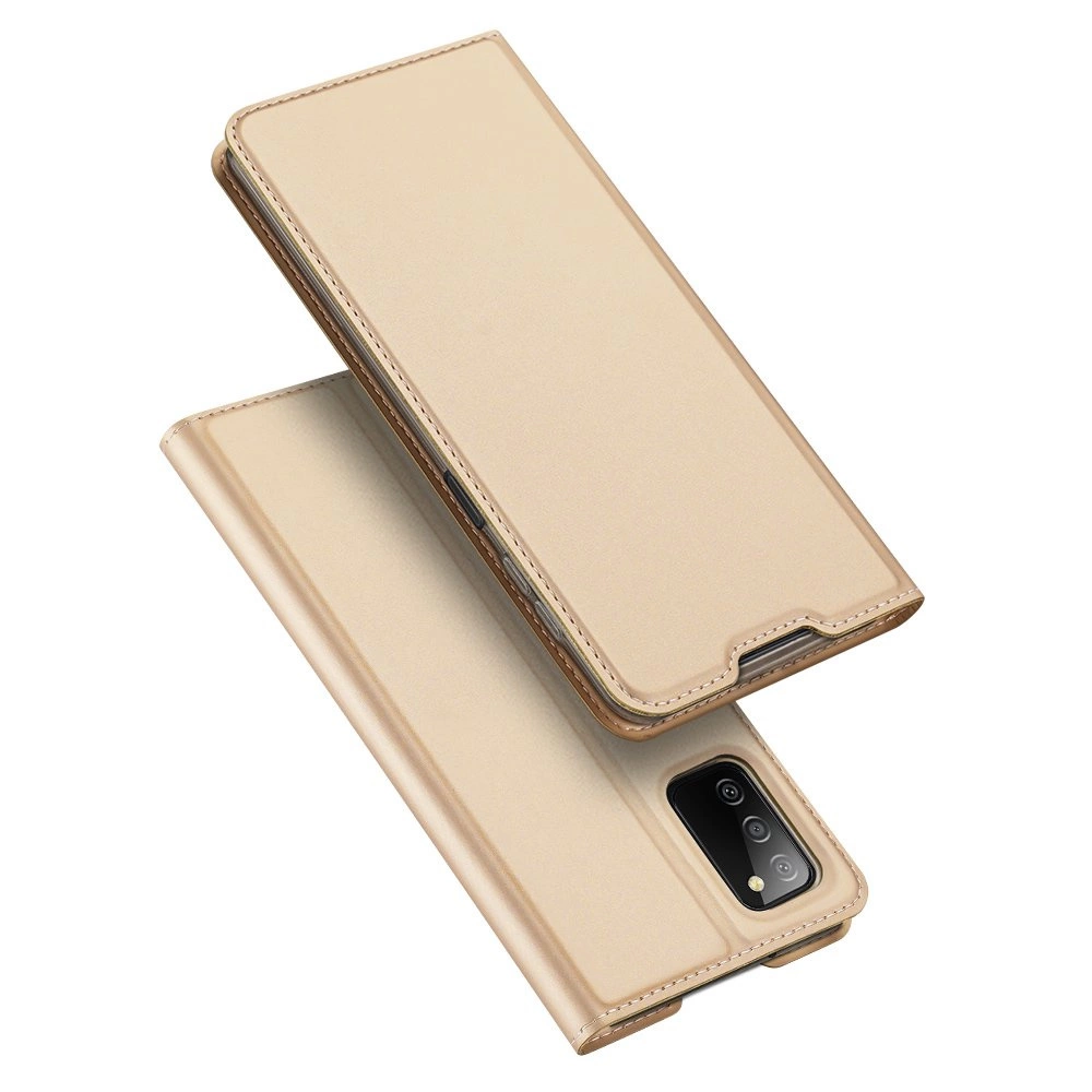 Dux Ducis Skin Pro pouzdro s flipovým krytem Samsung Galaxy A03s zlaté
