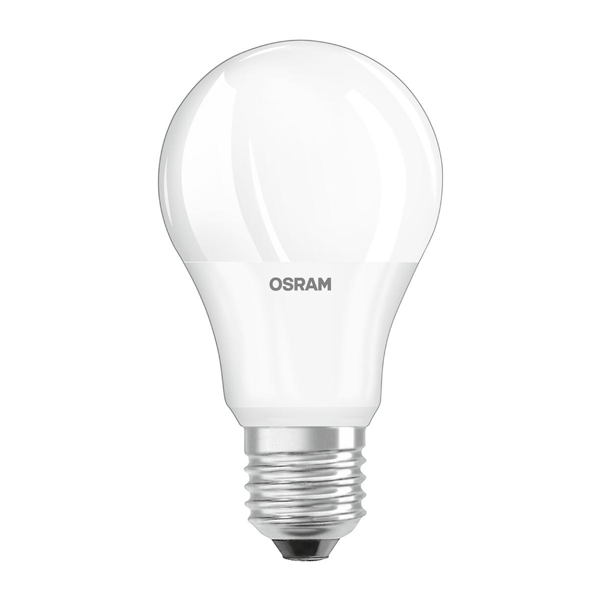 LED žárovka LED E27 A60 6W = 40W 470lm 2700K Teplá bílá 240° OSRAM Star čidlo soumraku OSRLEDC0005