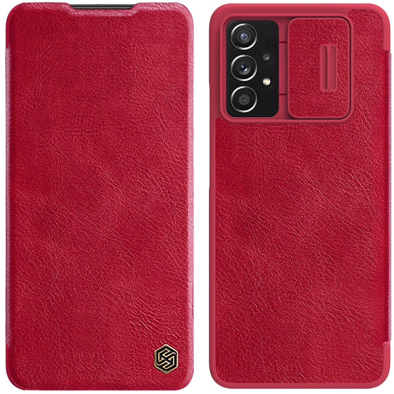 Nillkin Qin kožené pouzdro Samsung Galaxy A73 červené
