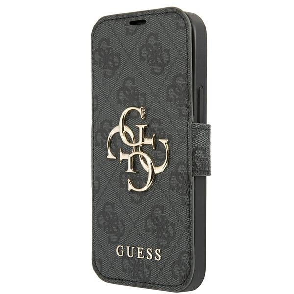 Pouzdro Guess 4G Big Metal Logo pro iPhone 13 Pro / iPhone 13 - šedé