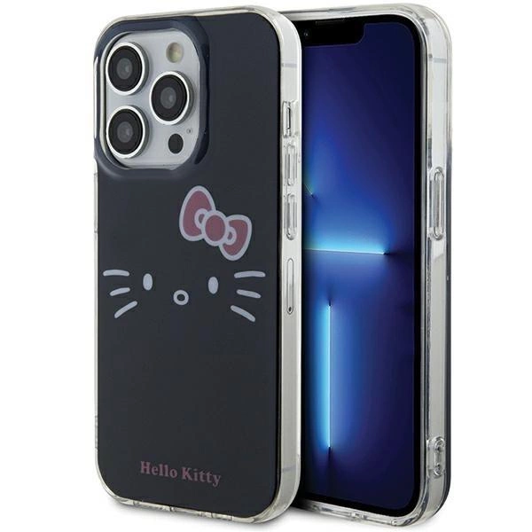 Pouzdro Hello Kitty IML Kitty Face pro iPhone 14 Pro Max - černé