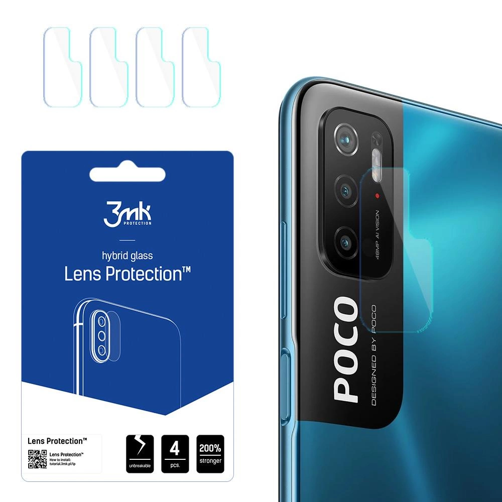 3mk Protection 3mk Lens Protection™ hybridní sklo na fotoaparát pro Xiaomi Poco M3 Pro 5G