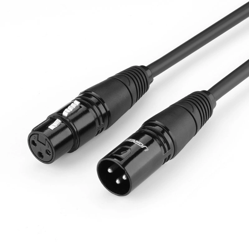 Prodlužovací audio kabel Ugreen mikrofonní kabel XLR (samice) - XLR (samec) 5 m (AV130)