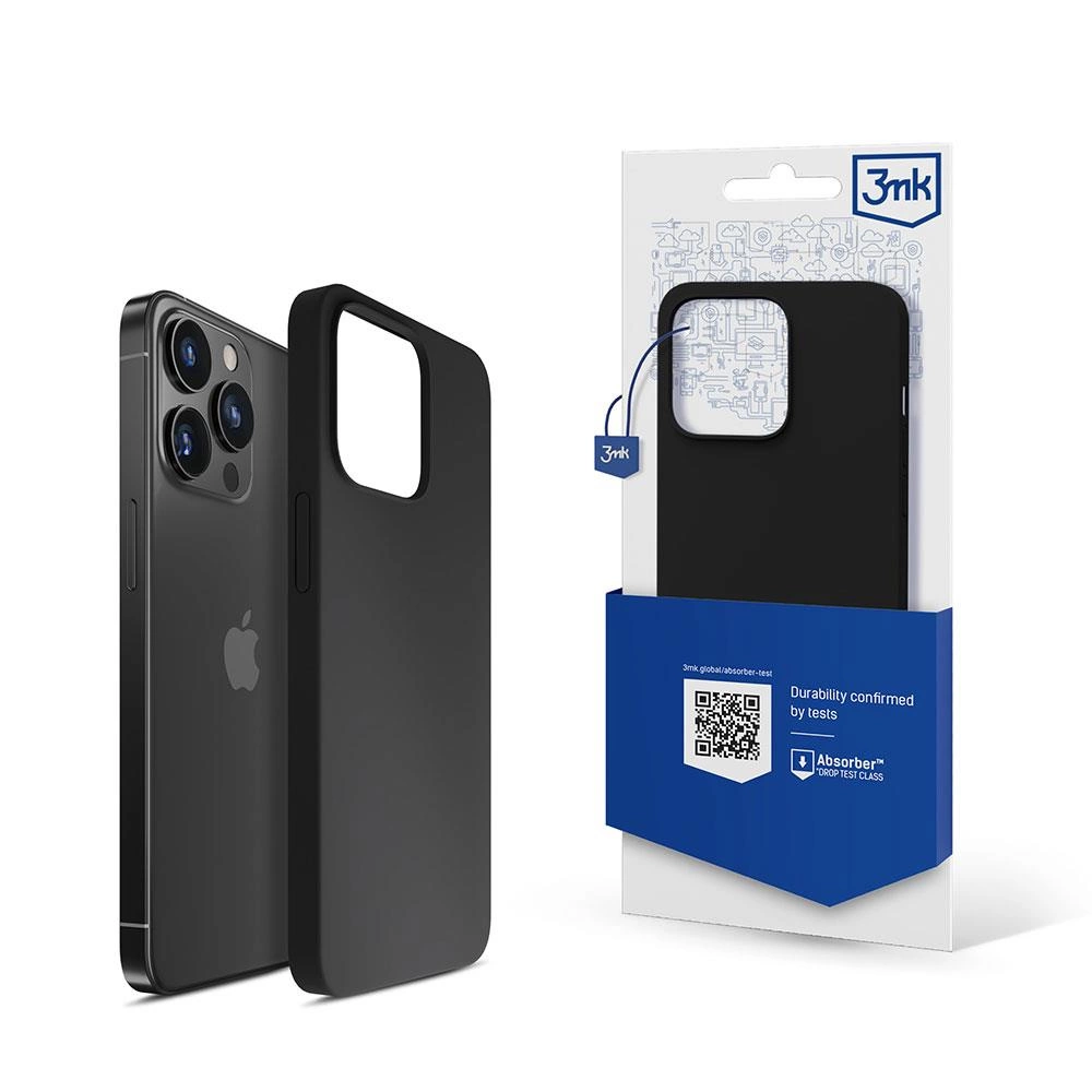 3mk Protection 3mk Silikonové pouzdro pro iPhone 15 Pro - černé