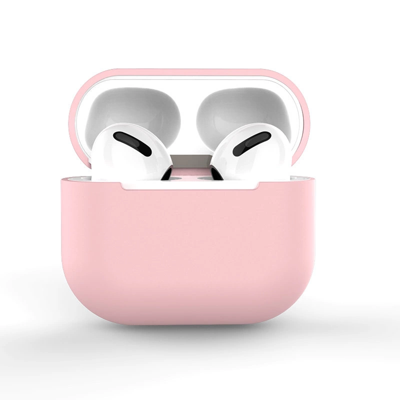 Hurtel Pouzdro pro AirPods Pro silikonové měkké pouzdro na sluchátka růžové (pouzdro C)