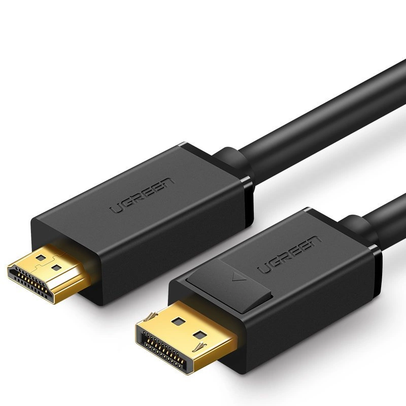 Jednosměrný kabel Ugreen z DisplayPortu na HDMI 4K 30 Hz 32 AWG 2 m černý (DP101 10202)