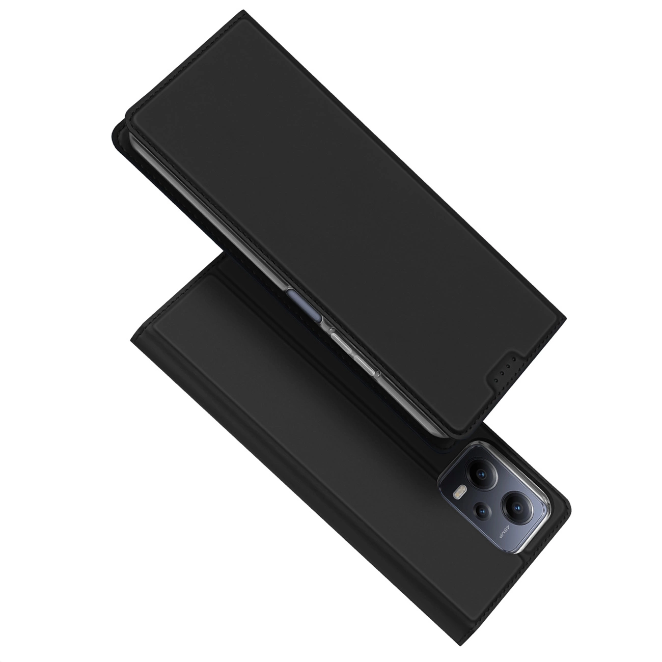 Dux Ducis Skin Pro pouzdro pro Xiaomi Redmi Note 12 Pro+ flip cover card wallet stand black