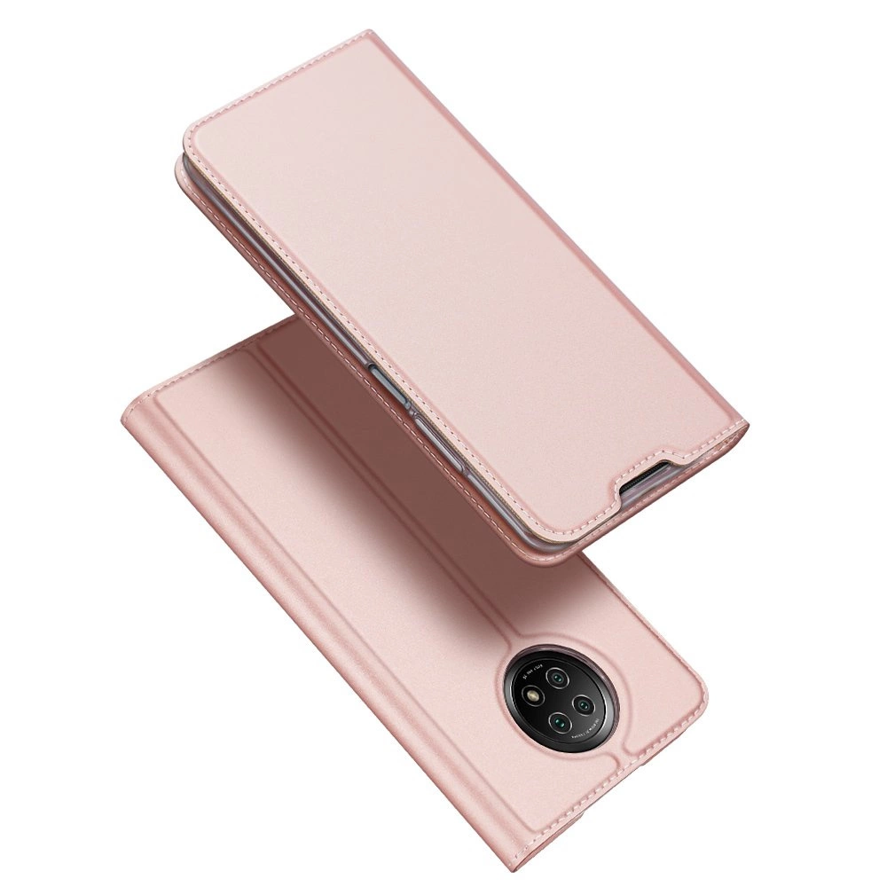 DUX DUCIS Skin Pro pouzdro s flipovým krytem Xiaomi Redmi Note 9T 5G růžové