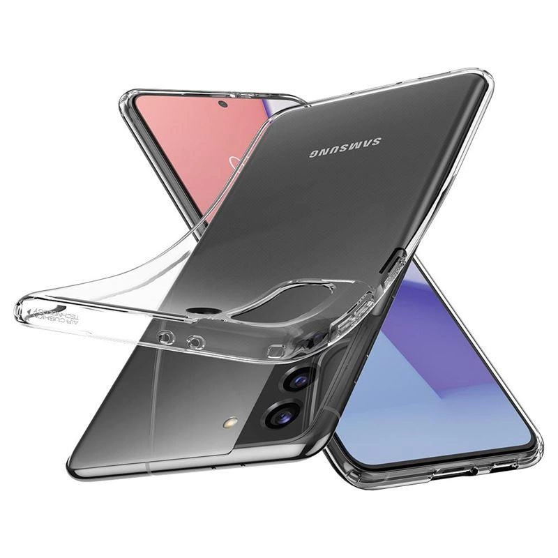 Pouzdro Spigen Liquid Crystal pro Samsung Galaxy S21 - průhledné
