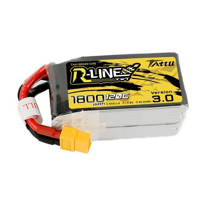 Baterie Tattu R-Line verze 3.0 1800mAh 14,8V 120C 4S1P XT60