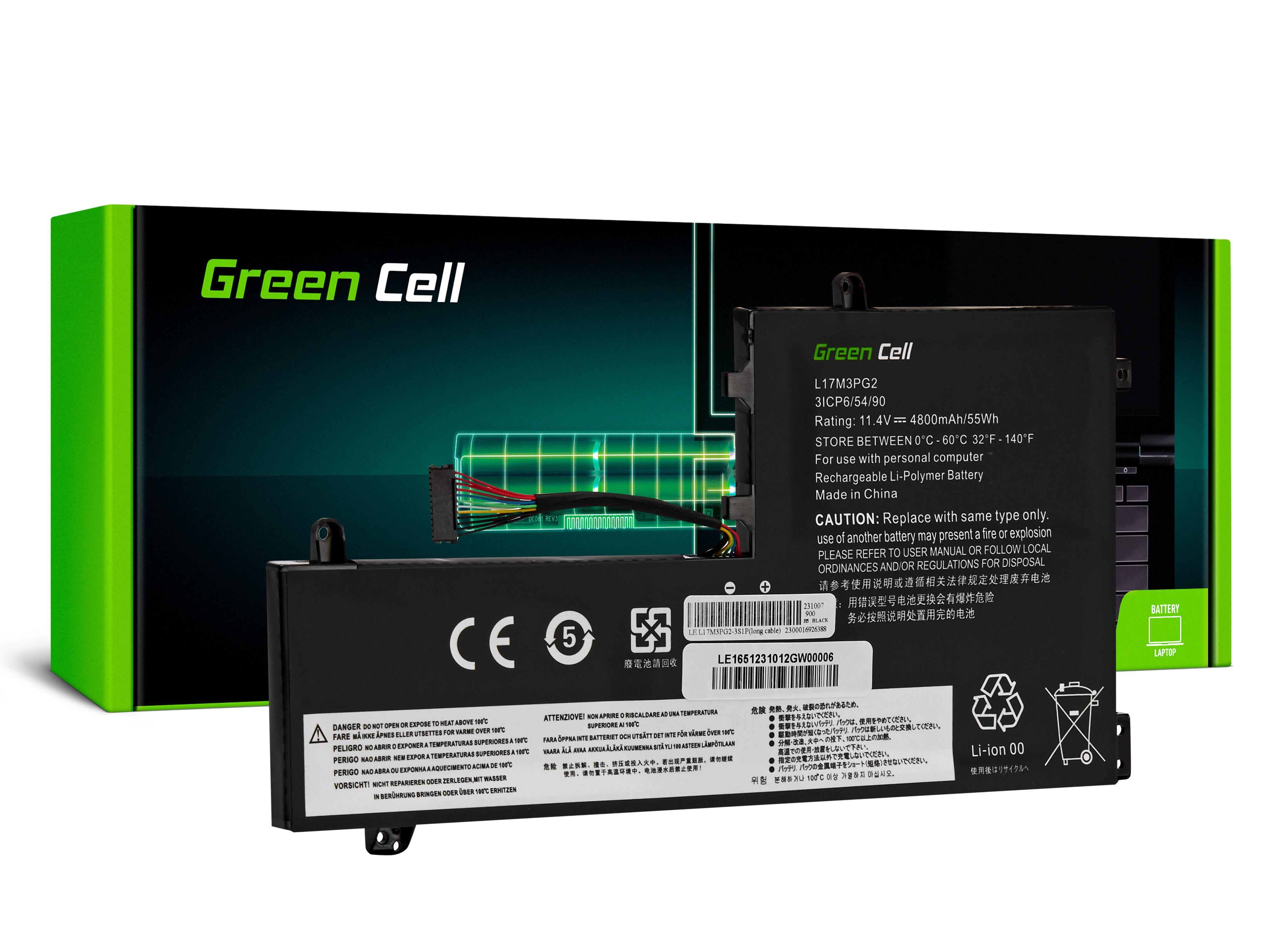 Green Cell Baterie L17C3PG1 L17L3PG1 L17M3PG2 L17M3PG3 pro Lenovo Legion Y530-15ICH Y540-15IRH LE165