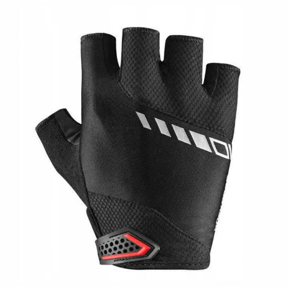 Cyklistické rukavice Rockbros S143-BK XXL s gelovými polštářky - černé