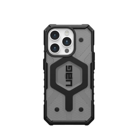 Pouzdro UAG Pathfinder MagSafe pro iPhone 15 Pro - šedé