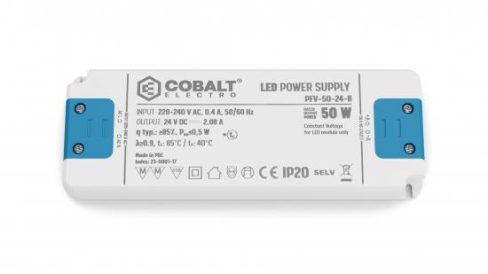 LEDLabs Napájecí zdroj LED CobaltElectro PFV 24V 50W IP20 B