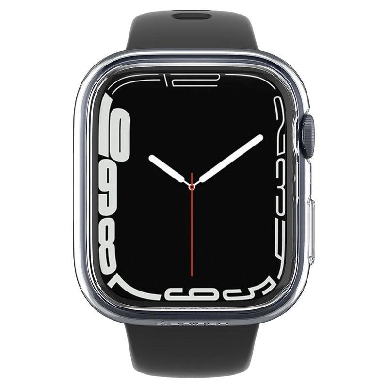 Pouzdro Spigen Thin Fit pro Apple Watch 7/8 (45 mm) - průhledné