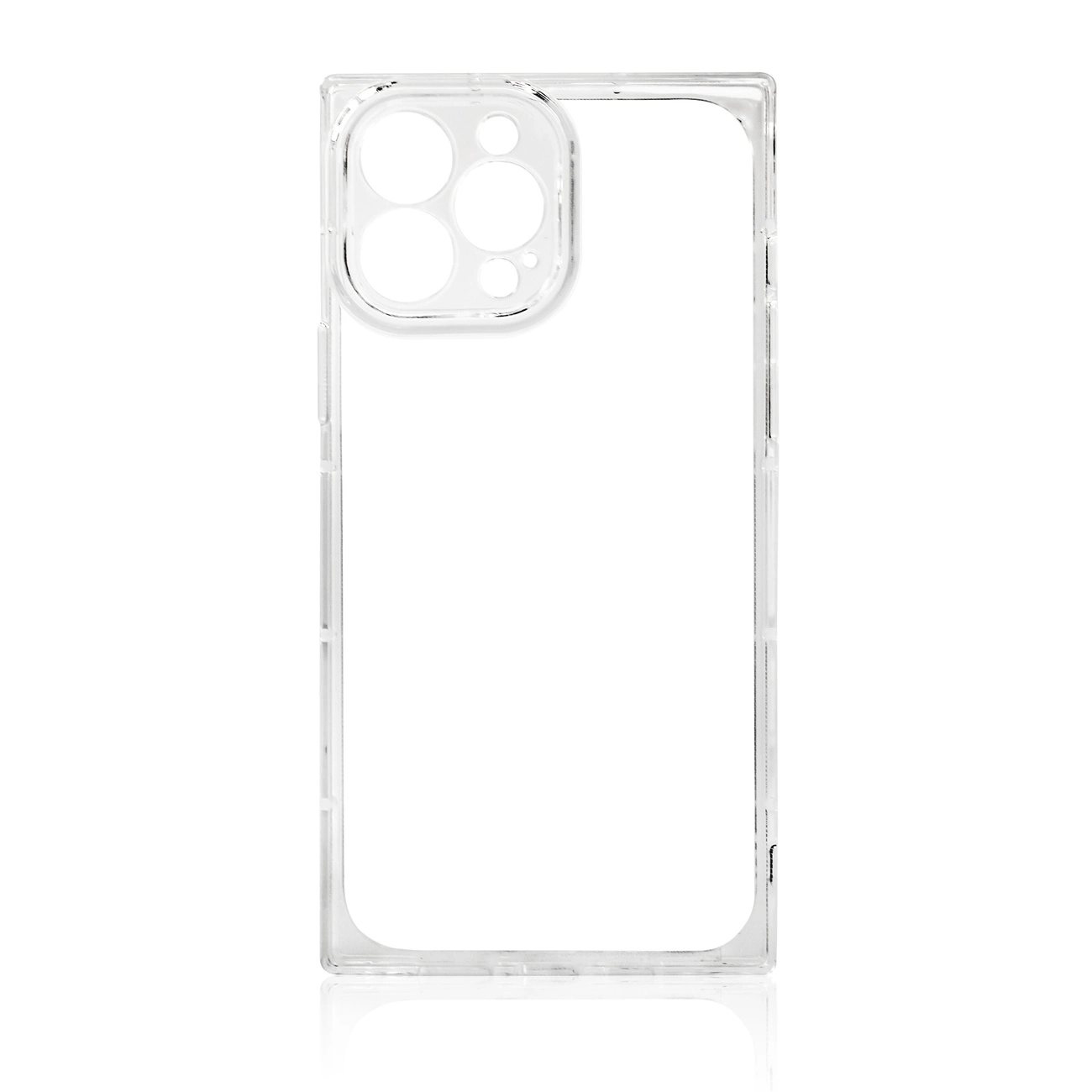 Hurtel Čtvercové čiré pouzdro pro iPhone 13 Pro gelový průhledný kryt