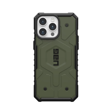 Pouzdro UAG Pathfinder MagSafe pro iPhone 15 Pro Max - zelené
