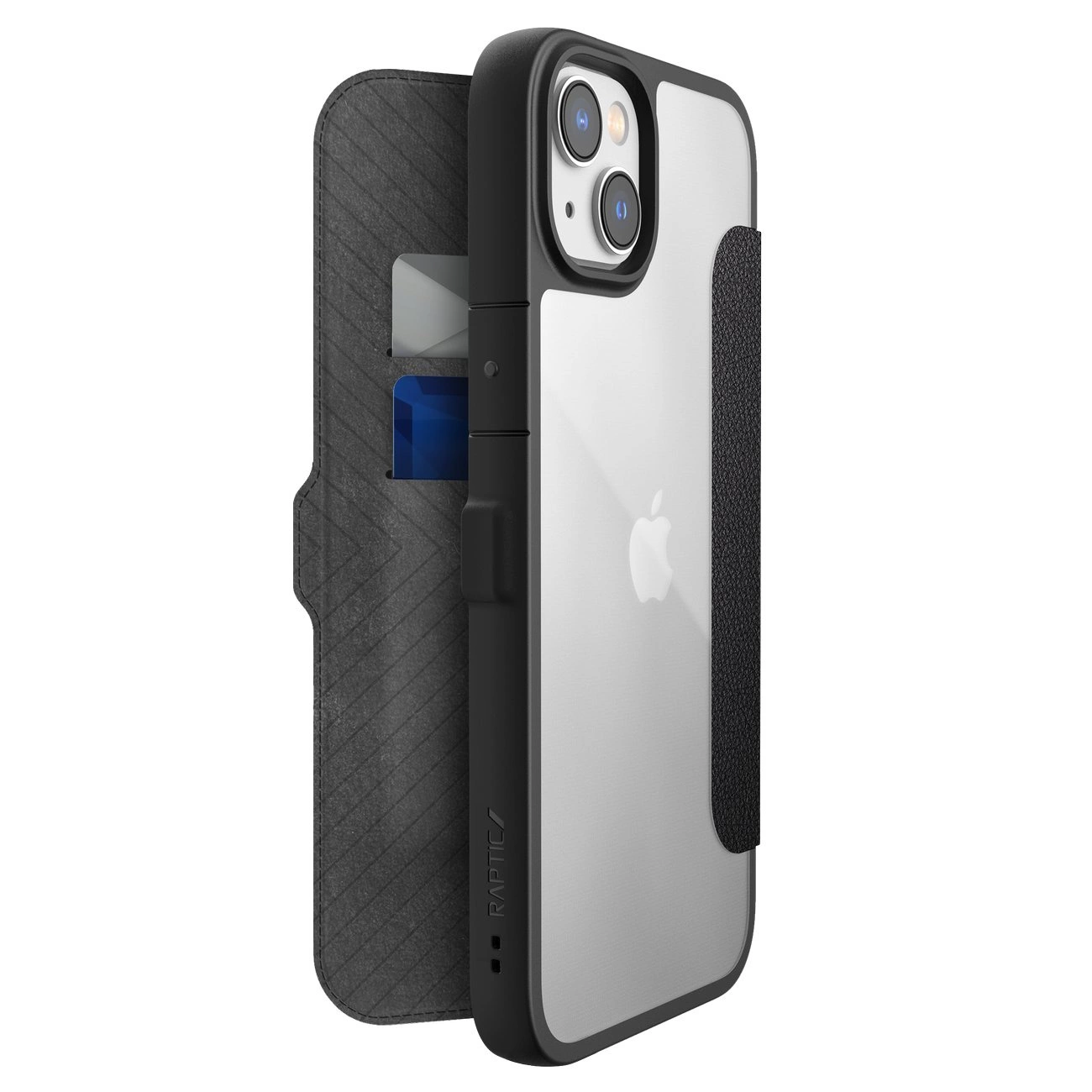 Raptic X-Doria Urban Folio Case iPhone 14 Plus flipový kryt černý