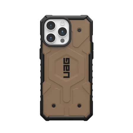 Pouzdro UAG Pathfinder MagSafe pro iPhone 15 Pro Max - hnědé