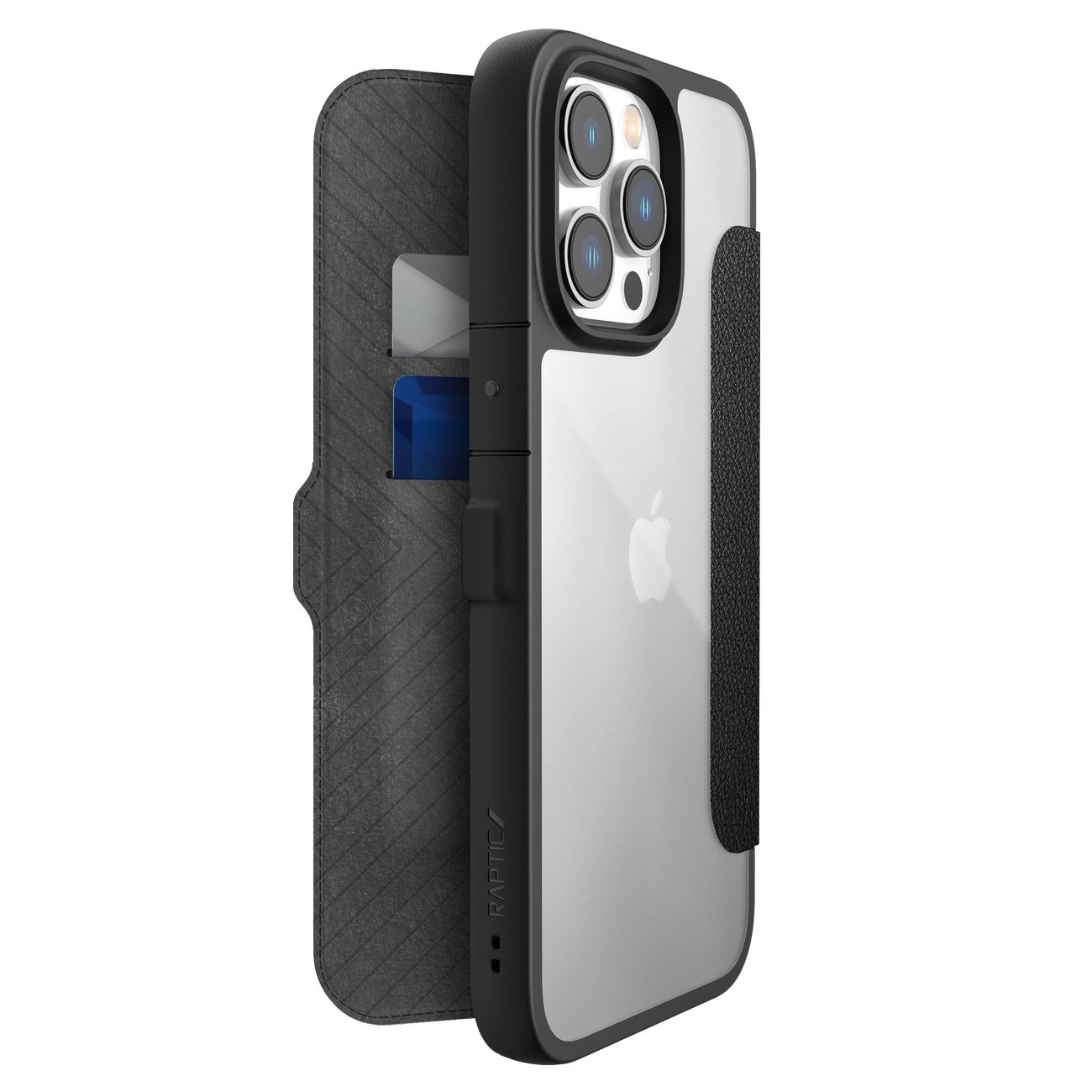 Raptic X-Doria Urban Folio Case iPhone 14 Pro Max flipový kryt černý