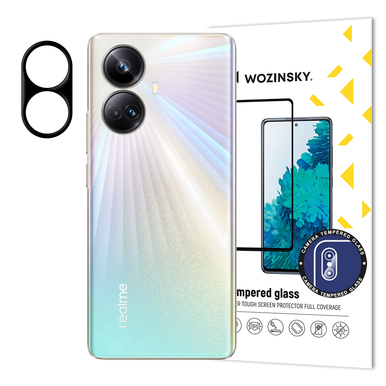 Wozinsky Full Camera Glass tvrzené sklo pro kameru Realme 10 Pro+ 9H