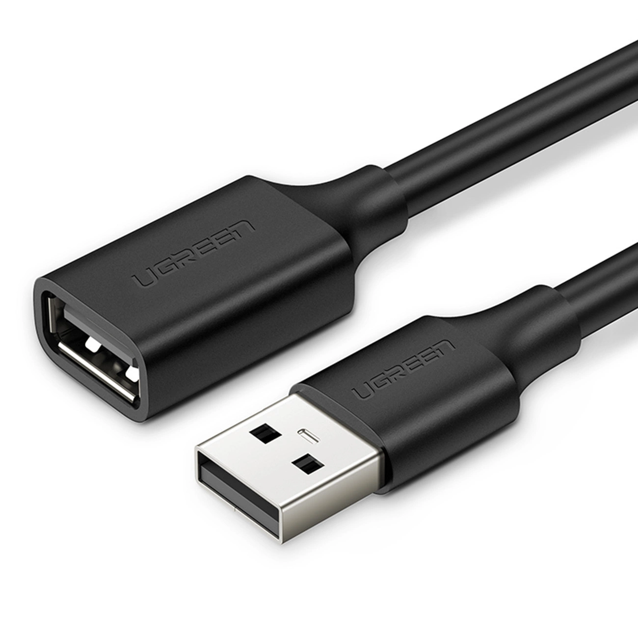 Prodlužovací kabel Ugreen USB (samec) - USB (samice) 2.0 480Mbps 1,5 m černý (US103)