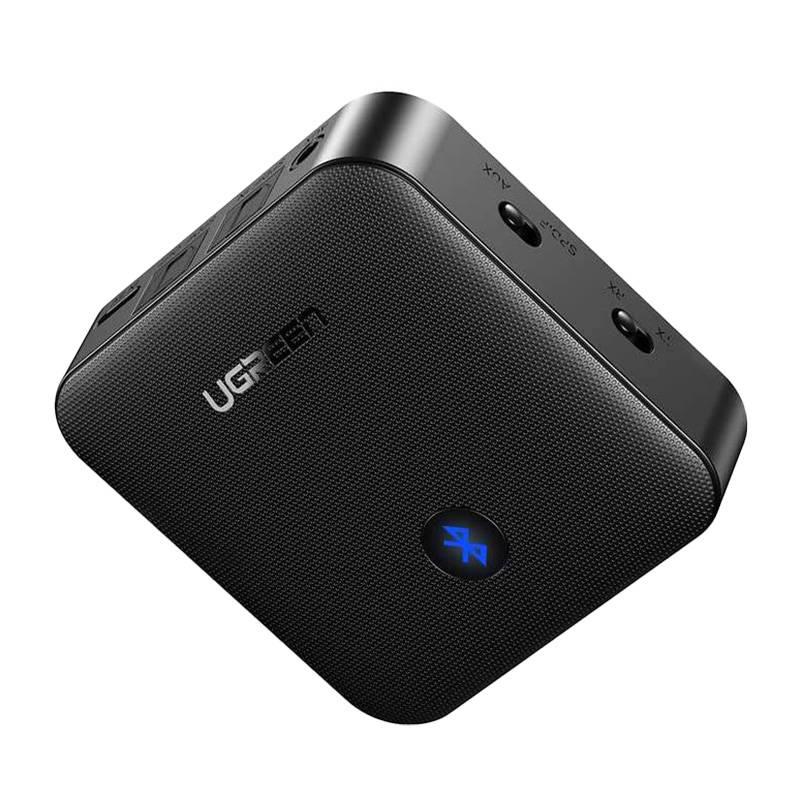 Adaptér přijímače Bluetooth 5.0 UGREEN 3,5 mm AUX aptX (černý)