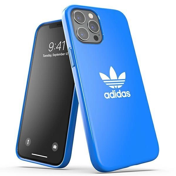 Adidas OR SnapCase Trefoil pouzdro pro iPhone 12 Pro Max - modré
