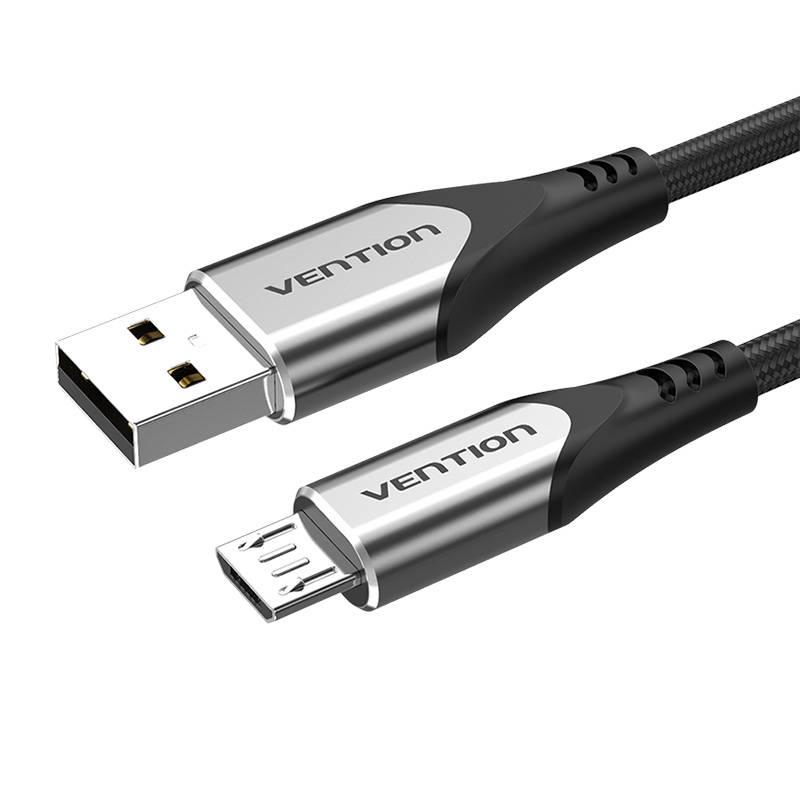 Kabel USB 2.0 na Micro-B USB Vention COAHF 1m (šedý)