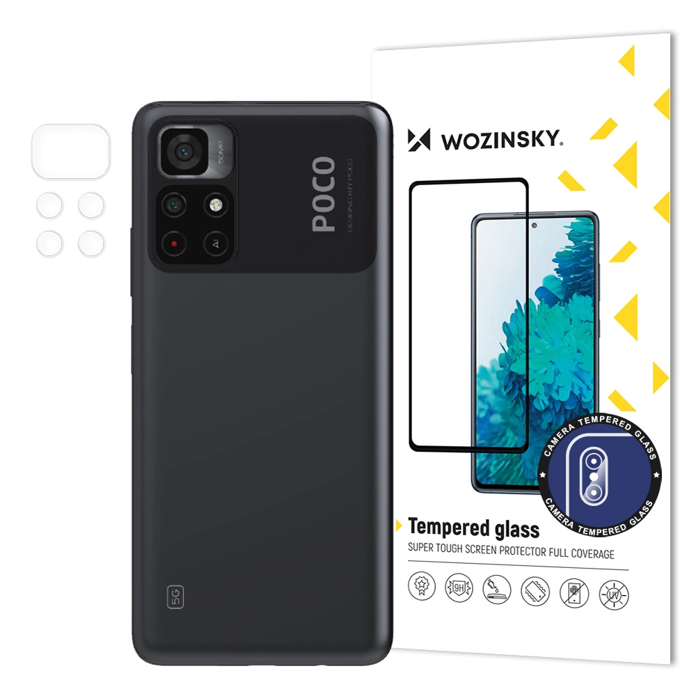 Wozinsky Camera Glass 9H tvrzené sklo pro celou kameru Xiaomi Poco M4 Pro 5G