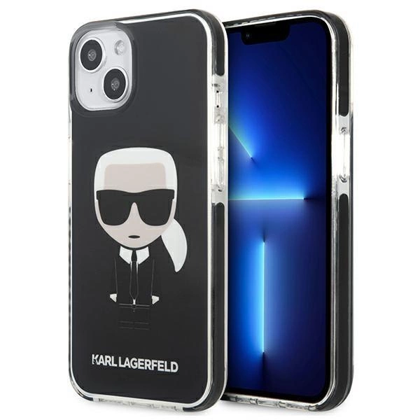 Pouzdro Karl Lagerfeld Iconik Karl pro iPhone 13 mini - černé