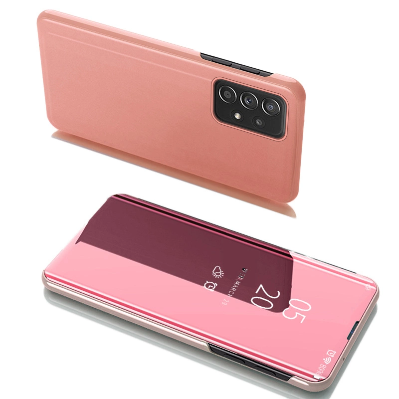 Hurtel Flipové pouzdro Clear View Case Samsung Galaxy A53 5G růžové