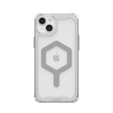 UAG Plyo MagSafe pouzdro pro iPhone 15 Plus - čiré stříbrné
