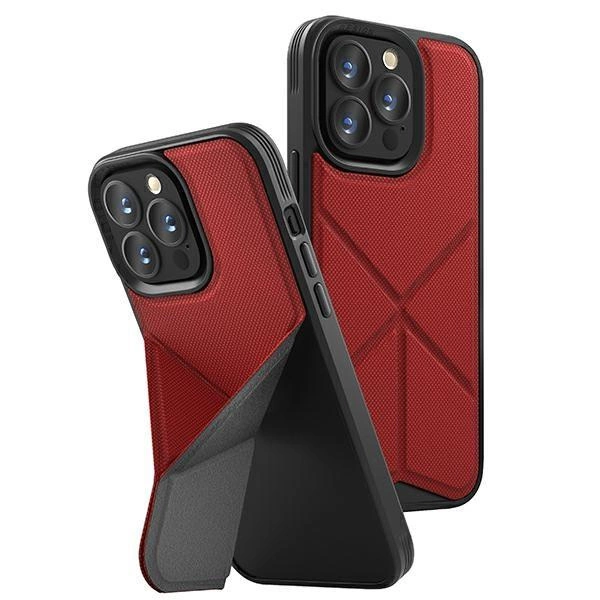 Pouzdro UNIQ Transforma MagSafe pro iPhone 13 Pro Max - červené