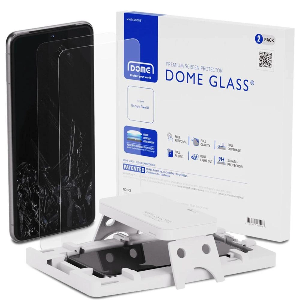 Whitestone Dome Glass tvrzené sklo pro Google Pixel 8 - 2 ks.