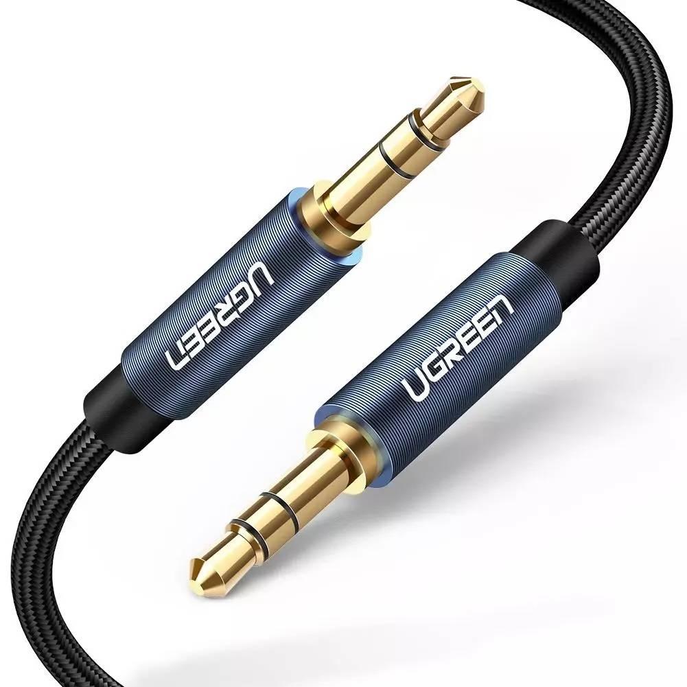 UGREEN AV122 mini jack 3,5 mm AUX kabel 1,5 m (modrý)